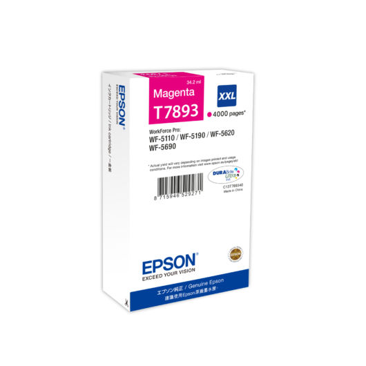 EPSON T7893 TINTAPATRON MAGENTA 4.000 OLDAL KAPACITÁS (EREDETI)